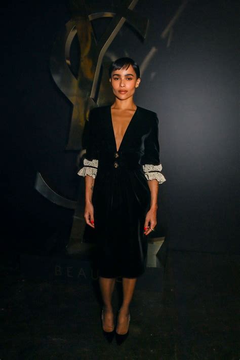 zoe kravitz ysl dress|pictures of zoe kravitz.